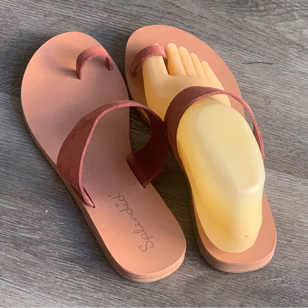 Splendid Serenity Leather Toe Loop Slide Sandal S… - image 7